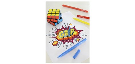 FABER-CASTELL Stylo feutre GRIP COLOUR MARKER, étui de 30