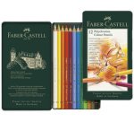 FABER-CASTELL Crayons de couleur POLYCHROMOS, étui en métal