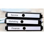 Etiquette dos de classeur SPECIAL, 34 x 297 mm, blanc