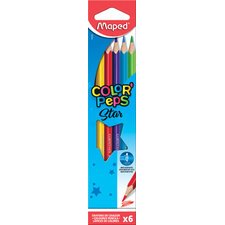 Crayon de couleur COLOR'PEPS Star, étui carton de 6