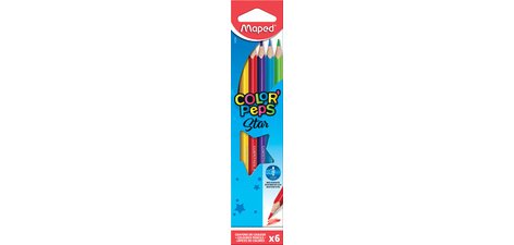 Crayon de couleur COLOR'PEPS Star, étui carton de 6