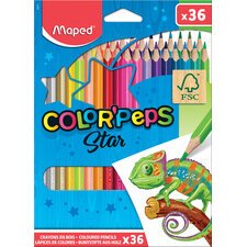 Maped crayon de couleur Color'Peps, 36 crayons