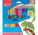Crayon de couleur COLOR'PEPS Star, étui carton de 48