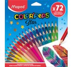 Crayon de couleur COLOR'PEPS Star, étui carton de 72