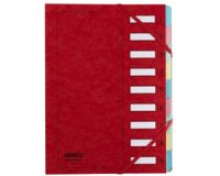 Trieur à élastique série 237, 9 touches, rouge