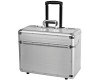Valise pour pilotes 'OMEGA', aluminium, argent