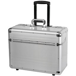 Valise pour pilotes 'OMEGA', aluminium, argent