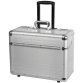 Valise pour pilotes 'OMEGA', aluminium, argent