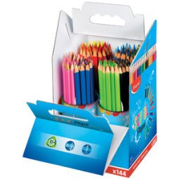 Crayons de couleur COLOR'PEPS, pack scolaire de 144