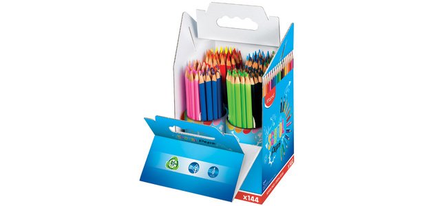 COLOR'PEPS colored pencils, school pack of 144