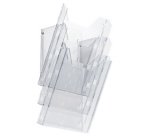 Porte-brochures COMBIBOXX A4 set L, transparent