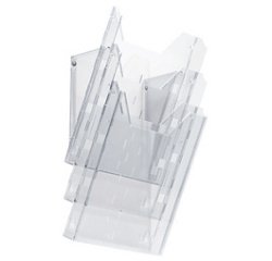 Porte-brochures COMBIBOXX A4 set L, transparent