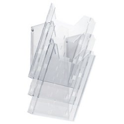 Porte-brochures COMBIBOXX A4 set L, transparent