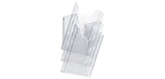 COMBIBOXX A4 brochure holder set L, transparent