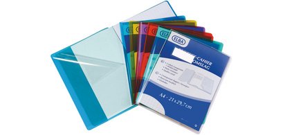 Protège-cahier Cristal Luxe 240 x 320 mm, incolore