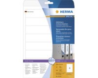 Rugetiket voor ordner 'Movables', 192 x 61 mm, wit
