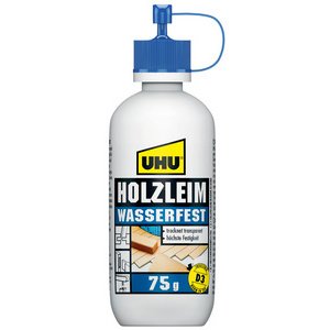 Watervaste houtlijm D3, oplosmiddelvrij, fles met 75 g