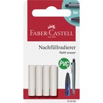 Combinatie gom - slijper FABER-CASTELL rood/blauw