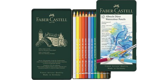 FABER-CASTELL Crayons de couleur aquarellable ALBRECHT DÜRER