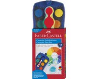 FABER-CASTELL Palette de peinture CONNECTOR 12 couleurs