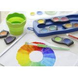 FABER-CASTELL Palette de peinture CONNECTOR 12 couleurs