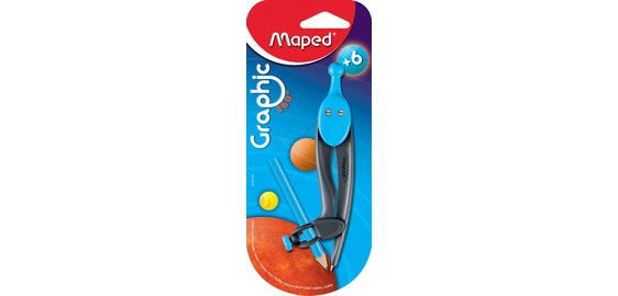 Compas Graphic 360 degrés, avec bague universelle