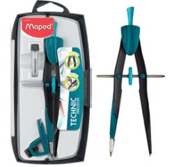 Coffret compas Technic Precision, longueur: 165 mm