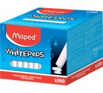 Craie pour tableau WHITE'PEPS, rond, blanc
