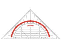 Equerre géométrique Geo-Flex, hypoténuse: 160 mm