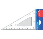Equerre Cristal 60 degrés, gand côté: 210 mm