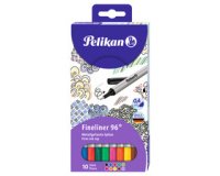 fineliner 96, étui de 10, largeur de tracé: 0,4 mm