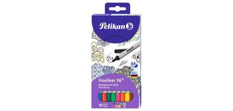 fineliner 96, étui de 10, largeur de tracé: 0,4 mm