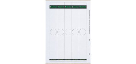 Etiquette dos de classeur pour dossiers suspendus