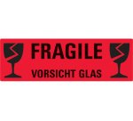 étiquette de signalisation 'Vorsicht Glas',