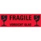 étiquette de signalisation 'Vorsicht Glas',