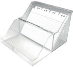 Petite boîte à fiches 'the index' transparent
