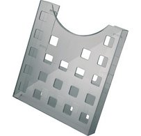 Porte-brochures 'the grid', A4, gris-transparent