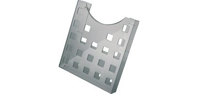 Porte-brochures 'the grid', A4, gris-transparent
