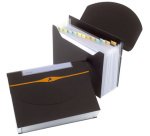 Porte-documents Optima, A4, 13 compartiments, PP, noir