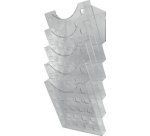 Porte-brochures mural 'the grid wall', transparent