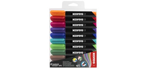 Marqueur permanent 'K MARKER', pointe biseautée