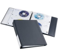 Cd/dvd album INDEX, voor 40 cd's, antraciet