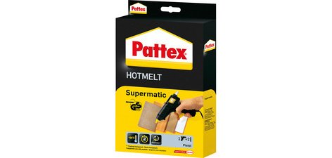 Pistolet à colle HOT SUPERMATIC, noir/jaune