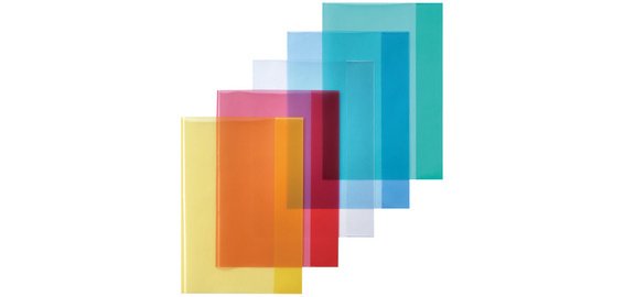 Protège-cahier format A4, en PP, transparent