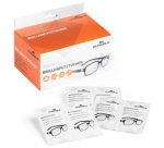 Lingettes nettoyantes pour lunettes Durable, boîte présentoir de 100