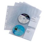 Pochette CD-/DVD COVER LIGHT M, pour 4 CD, en PP,