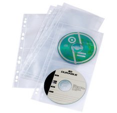 Cd/dvd hoesje COVER LIGHT S, voor 4 cd's, pp, 160 x 325 mm