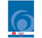 Bloc de cours x.book, A4, réglure 27 / ligné