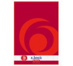 Bloc de cours x.book, A4, réglure 28 / quadrillé