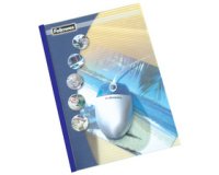 chemises reliées thermiques Prestige, A4, 3 mm bleu